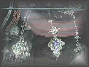 ANTIQUES - collection of filligree rosaries