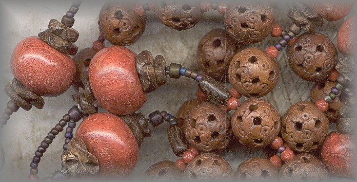 CHAPLETS: coral beads for the blood of Christ
