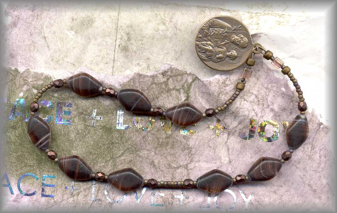 CHAPLET - St Joseph - brown