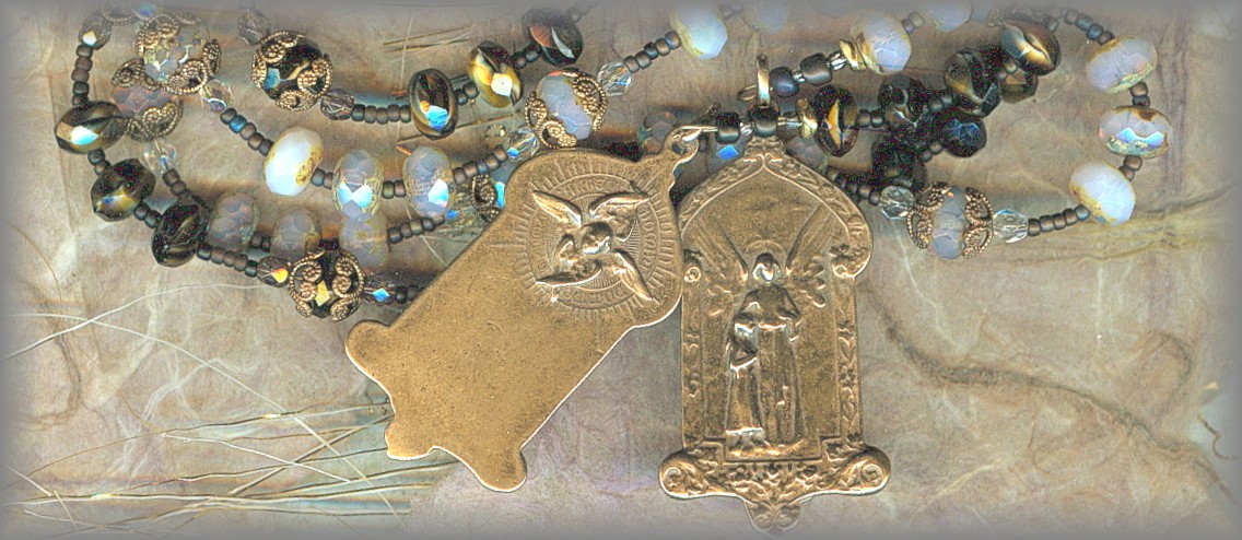 CHAPLETS: CGAD.51001, 51002 (Angels)  Gem cut beads