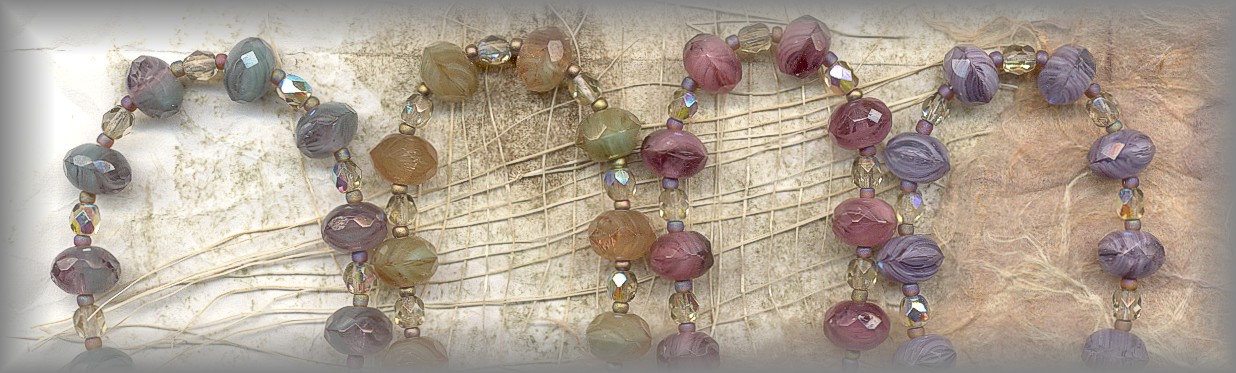 GEMCUT GLASS BEADS: soft colors