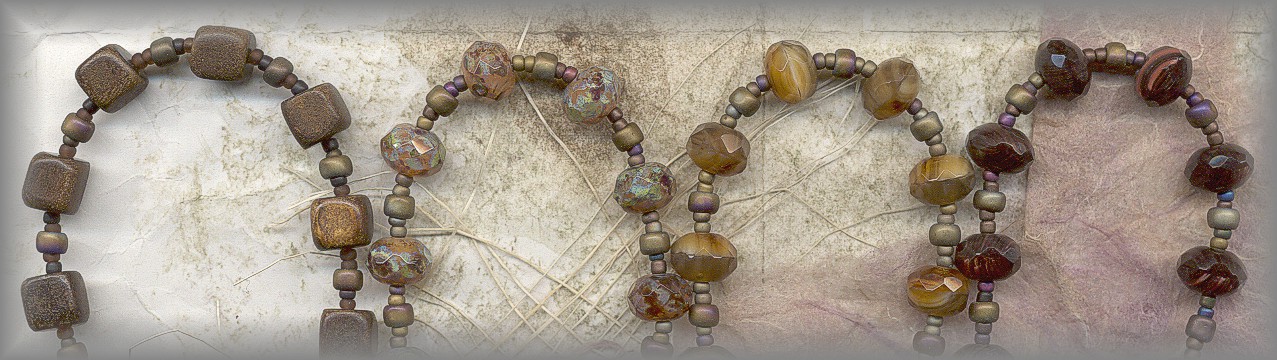 GEMCUT FACETED BEADS / WOOD