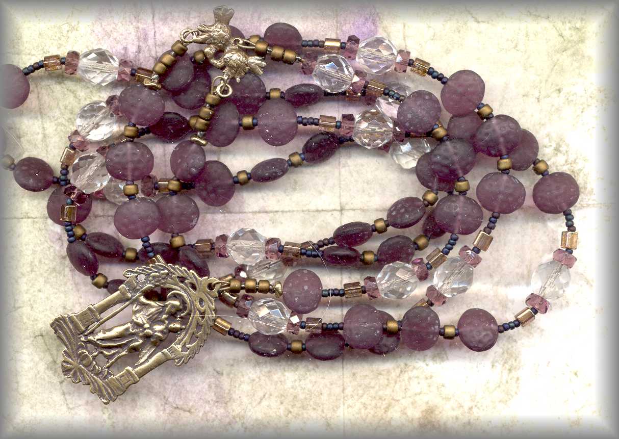 CHAPLET:  MATTE AMETHYST - CJOD.5514