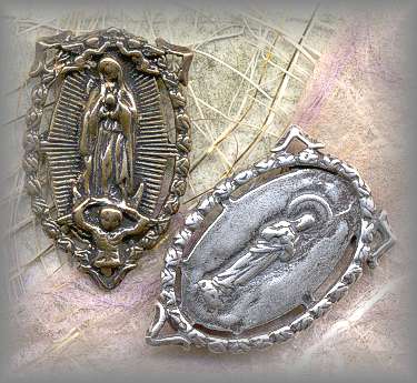 OUR LADY of GUADALUPE - (era, origin unknown) - center