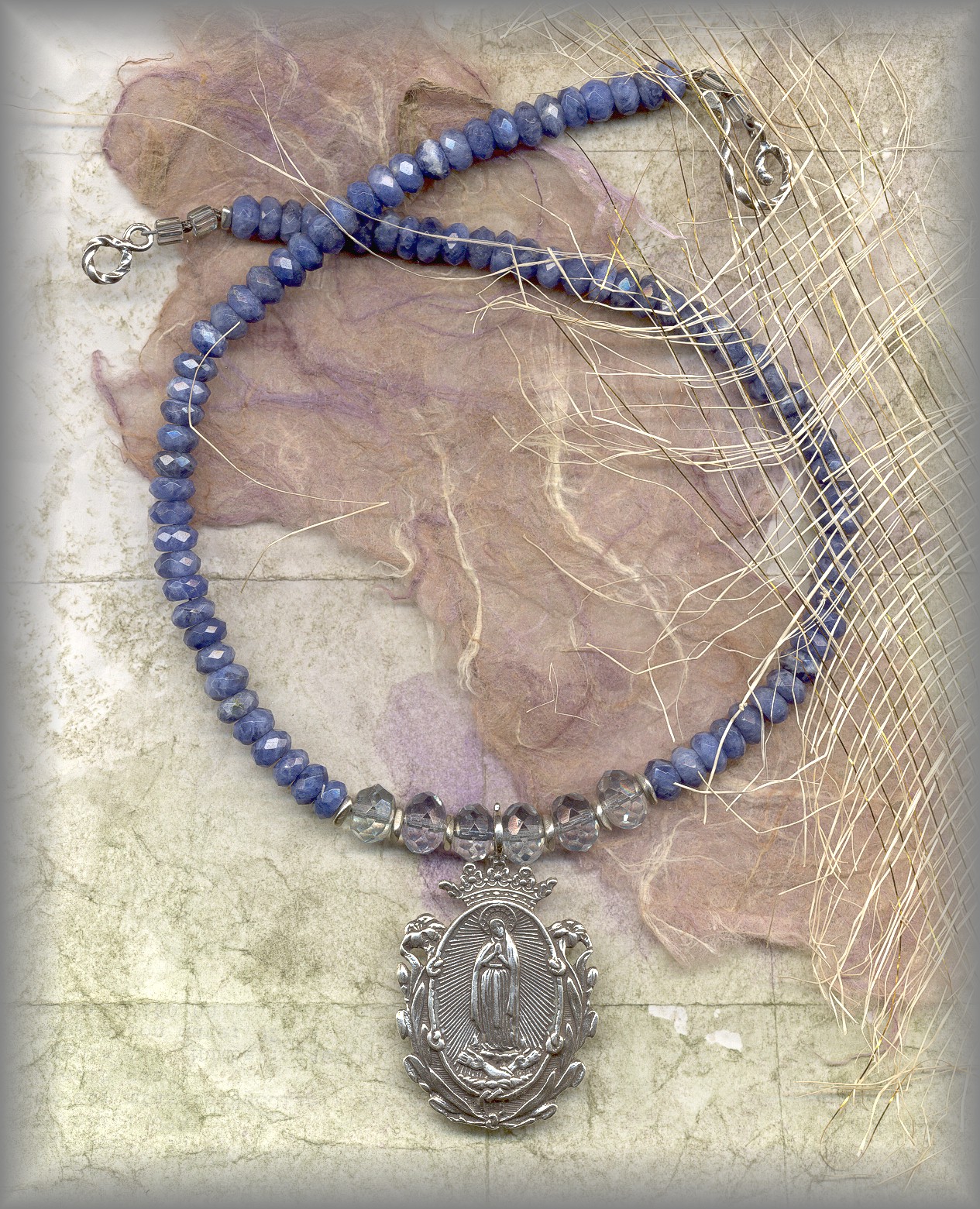 RELIGIOUS JEWELRY: JNOLG.2430 ( faceted sodalite)