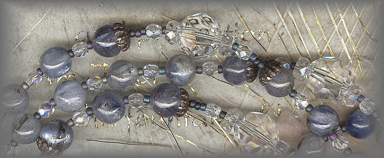 ROSARY: close up of the Ave and Pater beads
