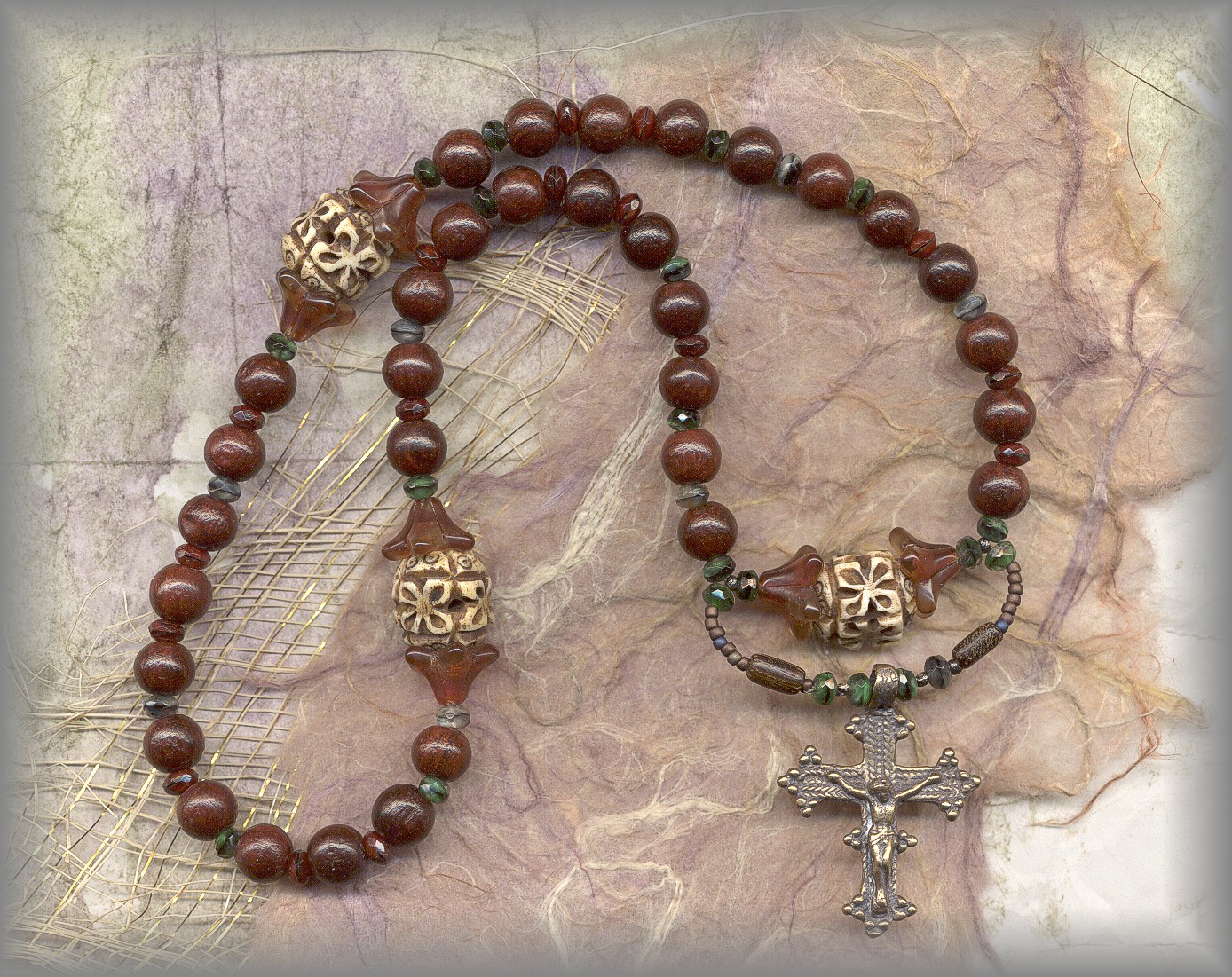 CHOTKI - 33 bead, rosewood
