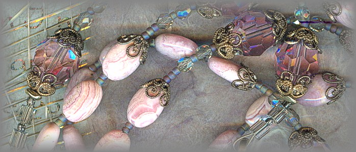 ROSARIES: rare faceted pyrite, close up view