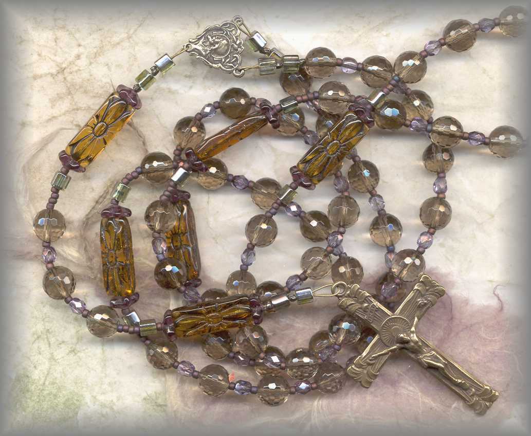 SMOKY QUARTZ ROSARY - RET.2080