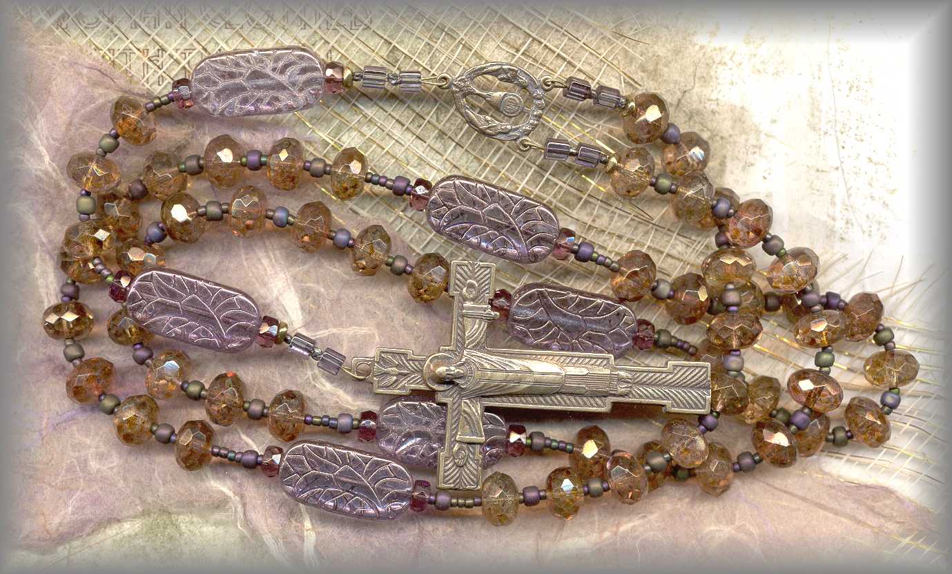 'GEMCUT' ROSARY BEADS: click for details
