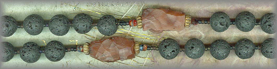 ROSARY: RWSP.21142 - ('Words of Peter X') - Carnelian chunks