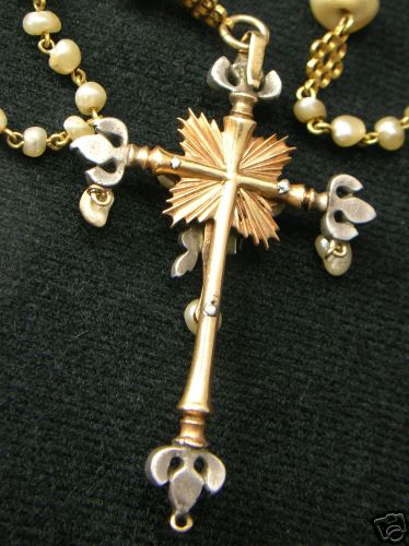 ROSARY CRUCIFIX: Reverse side