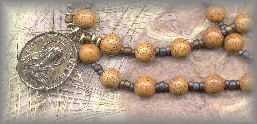 MOON AND STAR WOOD BEADS